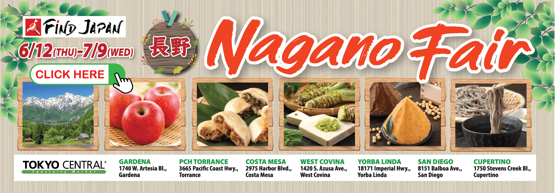 Japanese Fair: Nagano Fair 2025 flyer