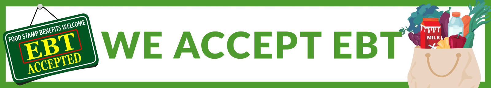 We Accept EBT