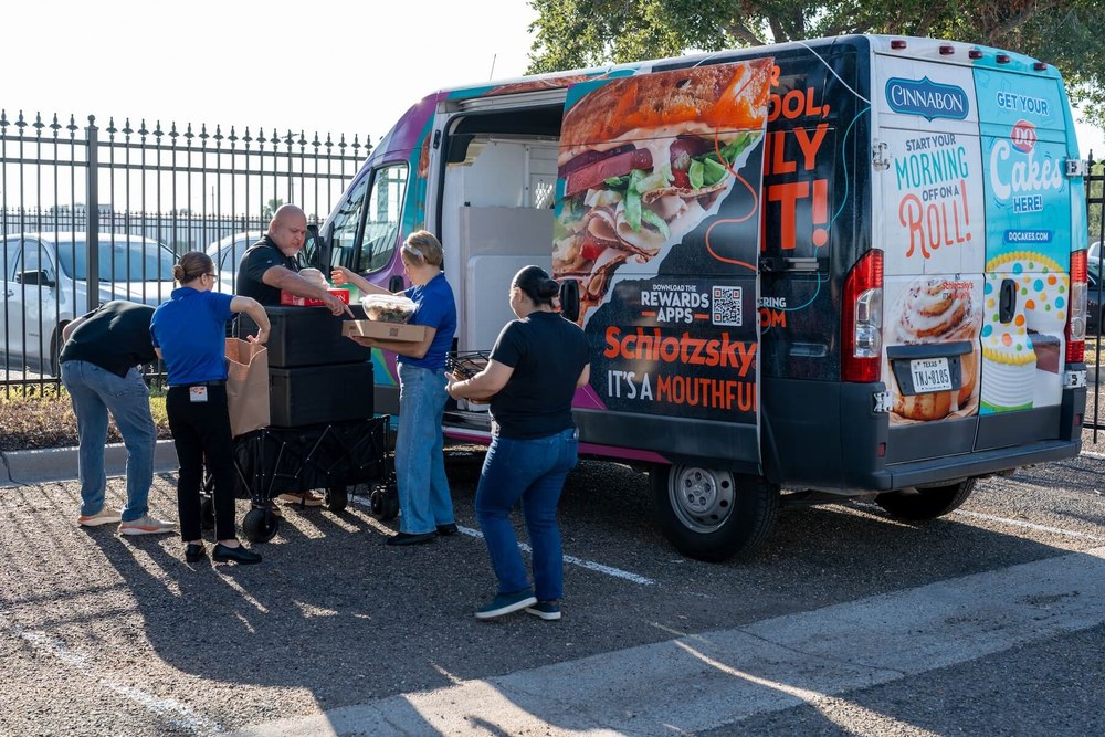 F&P Brands catering and team event