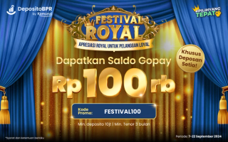 Deposito Sekarang, Dapatkan Promo Eksklusif Saldo GoPay Rp100.000 Untukmu!