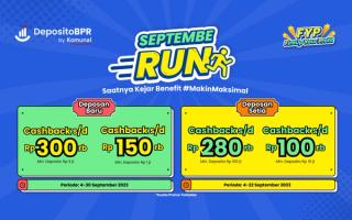 Yuk FireUp your Profit Bersama promo SeptembeRUN dari DepositoBPR by Komunal