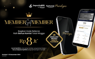 Member Get Member: Ajak Teman Dapat Bonus Rp350.000, Berlaku Kelipatan!