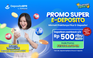 Cuan Ekstra Royal dengan E-Deposito! Cashback Rp500.000 Menunggu Kamu!