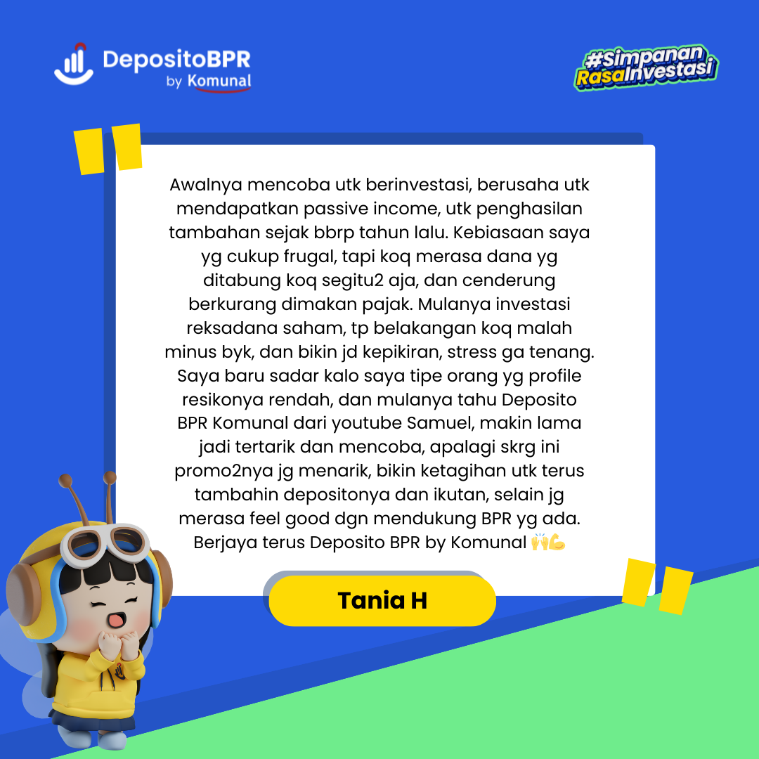 Kenalan Lebih Dekat Yuk dengan DepositoBPR by Komunal!