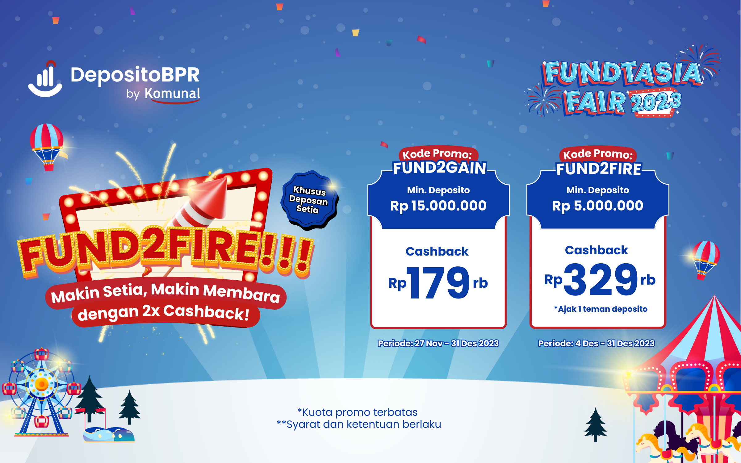 Fundtasia Fair Online Deals, Akhir Tahun Auto Cuan! 