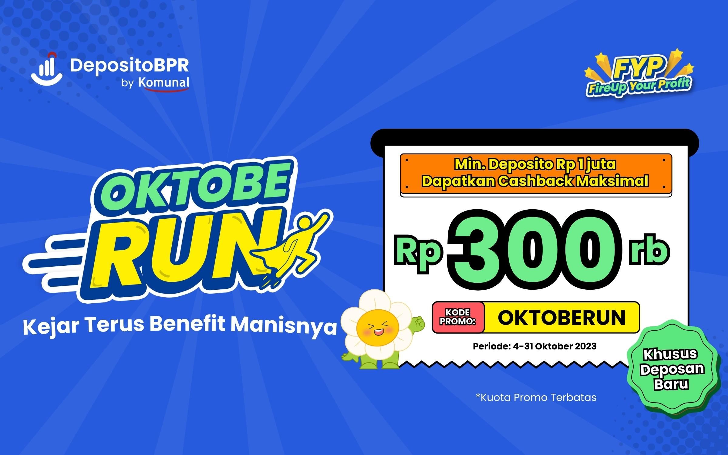 OktobeRUN Mission! Selesaikan Misimu dan Dapatkan Gift Voucher Rp 100.000 + Exclusive Merchandise