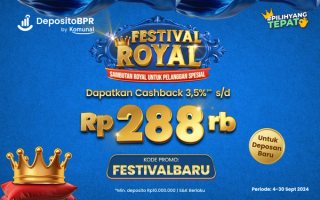 Nikmati Cashback Extra Royal hingga Rp288.000 untuk Pengguna Spesial!