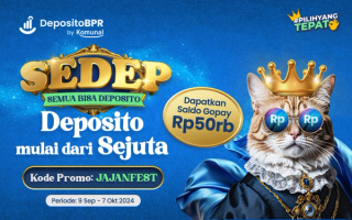 Deposito Makin SEDEP, Mulai dari Sejuta Gratis Saldo GoPay 50K!