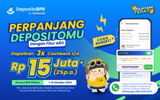 Perpanjang Deposito dengan ARO, Untung Berlipat Cashback hingga Jutaan Rupiah!