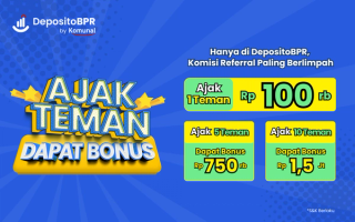 AJAK TEMAN DAN KAMU BISA DAPATKAN BONUS BERLIMPAH!