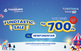 Fundtastic Sale Bagi-Bagi Cashback Rp700.000, Mau? 