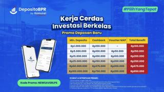 Kerja Cerdas Investasi Berkelas! Nikmati Cashback hingga 750 Ribu & Voucher MAP 200 Ribu Khusus Deposan Baru!