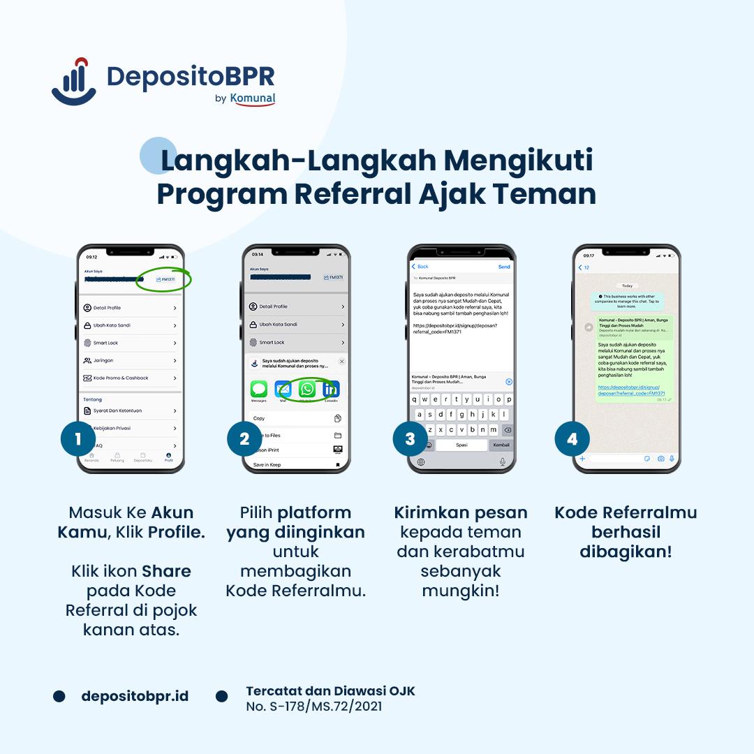Share Kode Referral, Bonus Hingga 1,5 Juta Buat Kamu