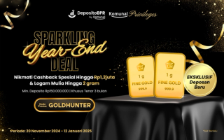 Buka Deposito Double Untung, Raih Cashback dan Logam Mulia Hingga 2 Gram!