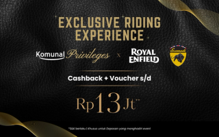 Habis Exclusive Riding Experience with Royal Enfield & Scomadi, Terbitlah Promo Deposito Ekstra Royal!