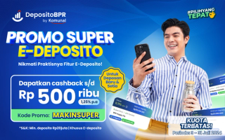 Menang Banyak dari E-Deposito, Nikmati Cashback s/d Rp500.000! 