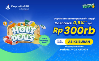 Gunakan Promo HOLI-DEALS, Siapkan Dana Liburan Lebih Ringan! 