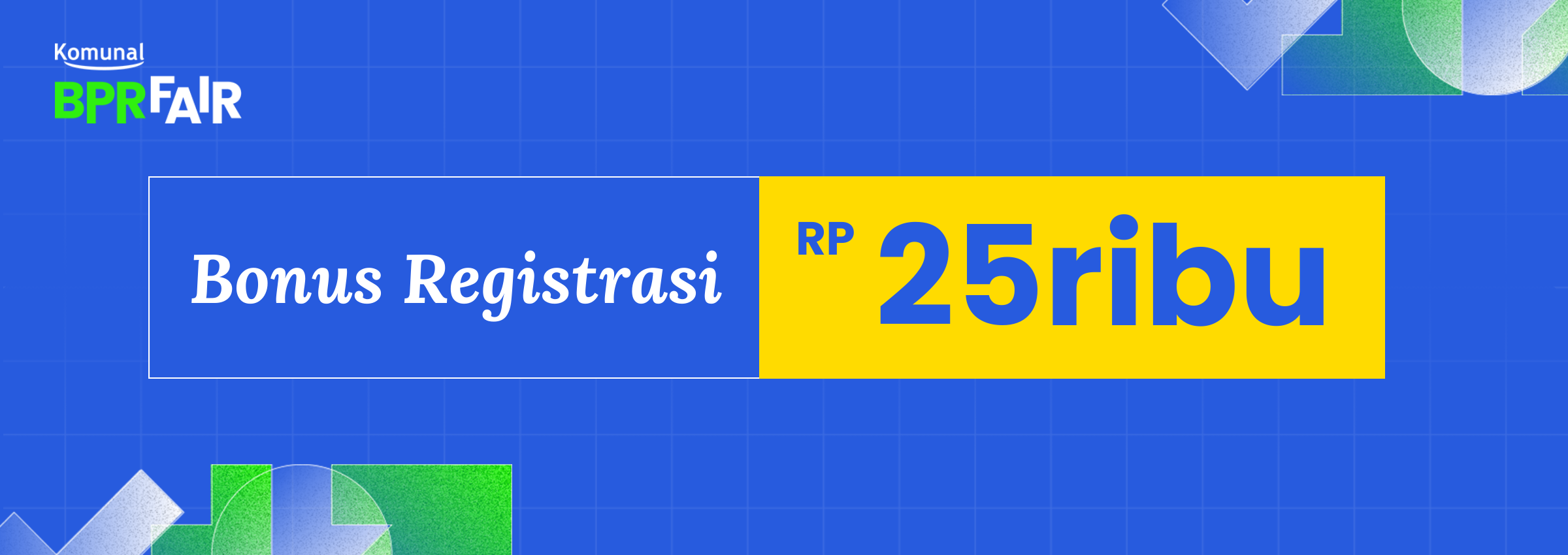 Promo Melimpah Komunal BPR Fair, Cashback Hingga Rp10 Juta & Bonus Jutaan Rupiah!