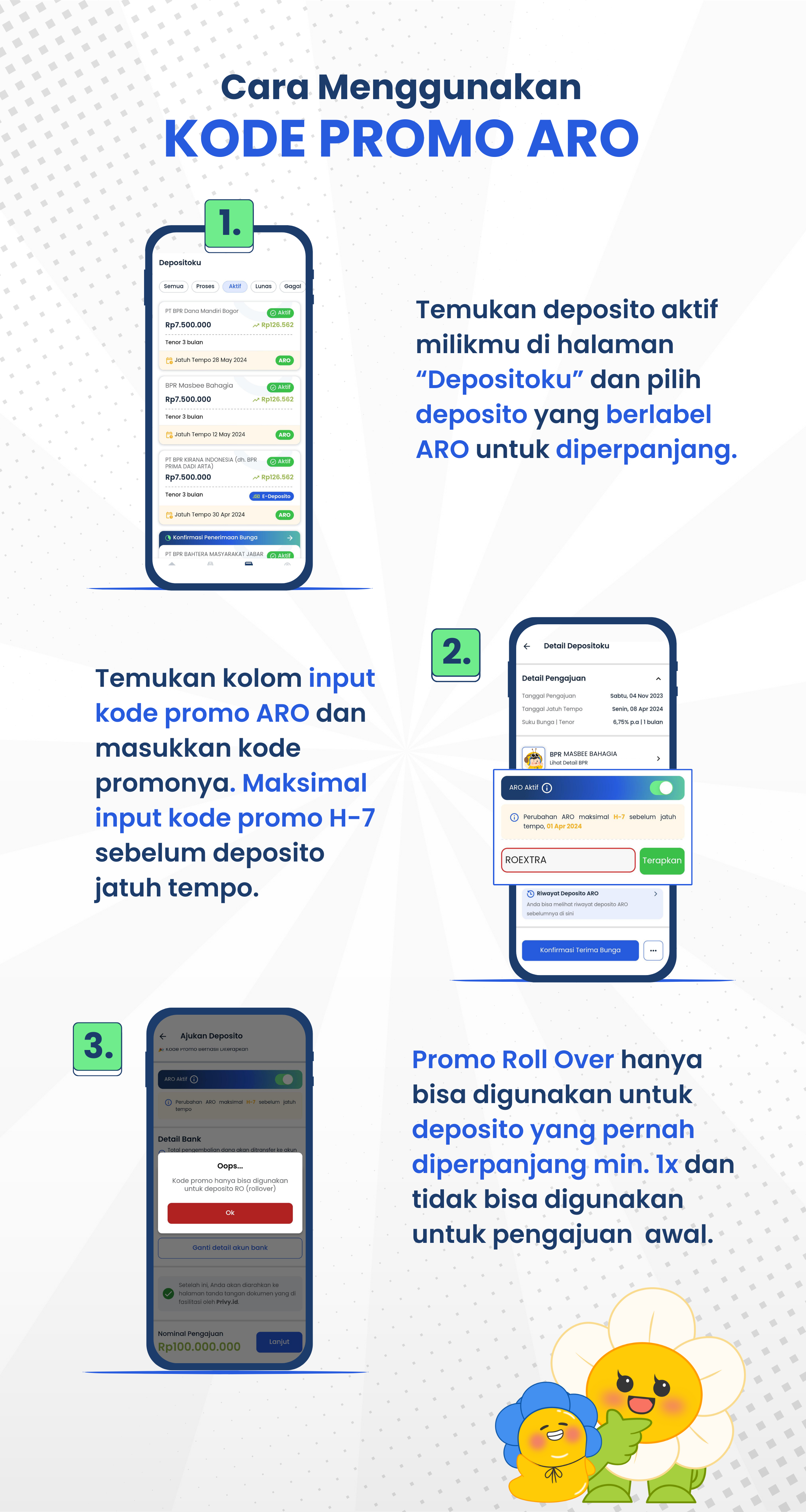 Perpanjang Deposito kamu dengan ARO, Untung Berlipat Cashback hingga Jutaan Rupiah!