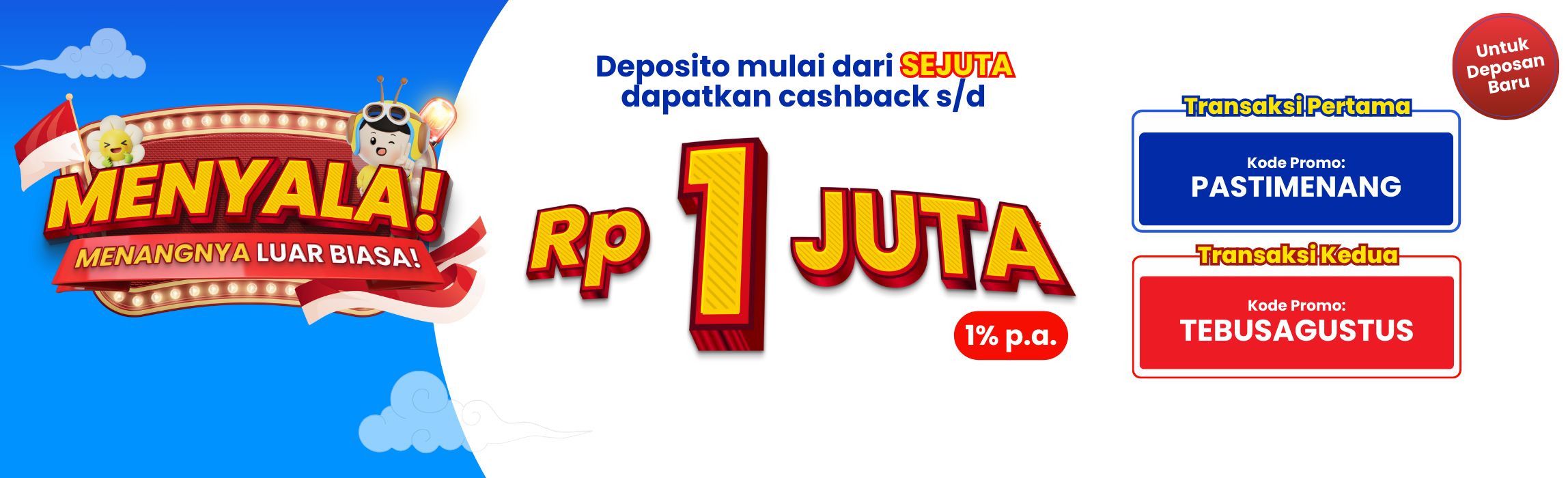 Contekan Promo Agustus, Menangkan Extra Cashback dan Hadiah Total Rp17 Juta!