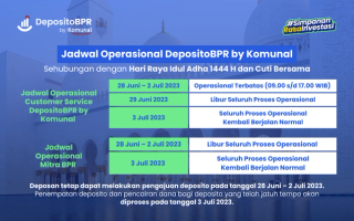 Pengumuman : Libur Idul Adha Operasional DepositoBPR by Komunal