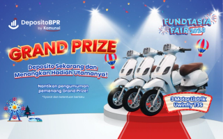 Ikuti Undian Grand Prize Fundtasia Fair 2023, Menangkan Motor Listrik Uwinfly T3S 