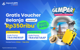 Liburan Jadi Nyata, Deposito dan Dapatkan E-Voucher Traveloka!