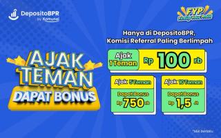 AJAK TEMAN DAN DAPATKAN BONUS BERLIMPAH!