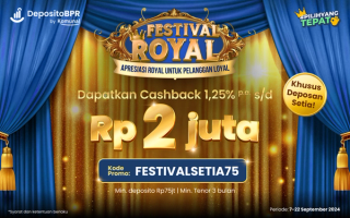 Apresiasi Khusus Untukmu yang Loyal, Dapatkan Cashback Royal hingga Rp2 Juta!