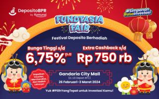 Fundtasia Fair Hadir di Gandaria City, Serbu Cashback Sampai 750K!