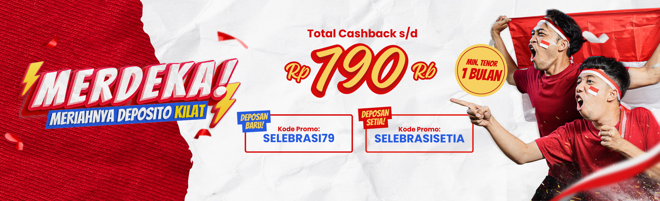 Contekan Promo Agustus, Menangkan Extra Cashback dan Hadiah Total Rp17 Juta!