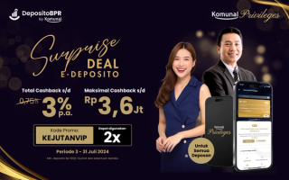 Untung Kombo dari Super Deal E-Deposito, Cashback hingga Rp3,6 Juta!