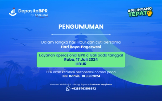 Perubahan Layanan Operasional BPR di Bali Menyambut Hari Raya Pagerwesi❗️