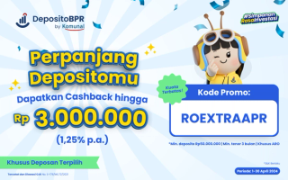 PERPANJANG DEPOSITO, DAPAT CASHBACK HINGGA 3 JUTA! 