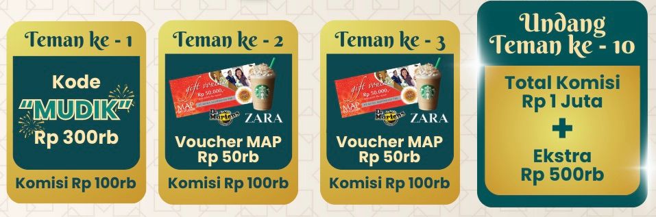 Ajak Teman Rayakan Kemenangan, Raih Bonus Jutaan Rupiah!