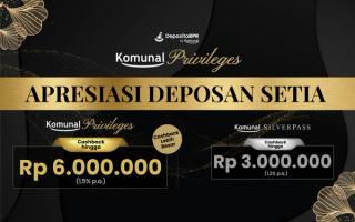 Raih Cashback Lebih Tinggi dengan Komunal Privileges