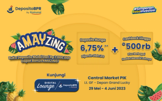 A May Zing Digital Lounge DepositoBPR by Komunal is Coming to Central Market PIK with Extra Cashbacks and Shopping Vouchers!