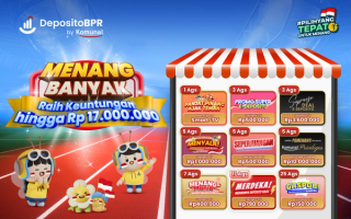 Contekan Promo Agustus, Menangkan Extra Cashback dan Hadiah Total Rp17 Juta!