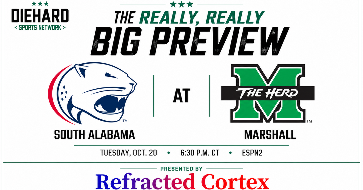 The Really Big Preview: South Alabama at Marshall | Diehard Sports Network