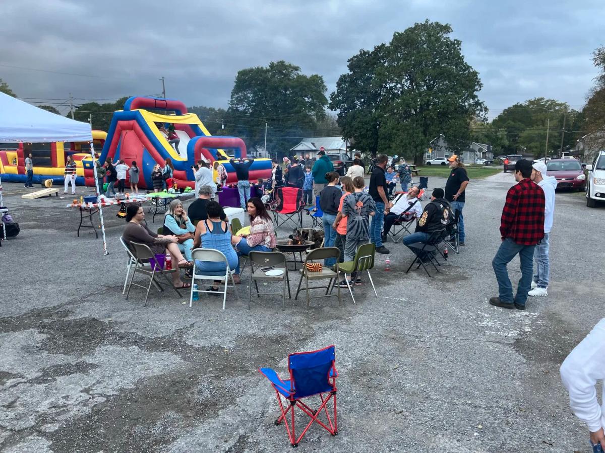 Unified in Recovery community members at a community event