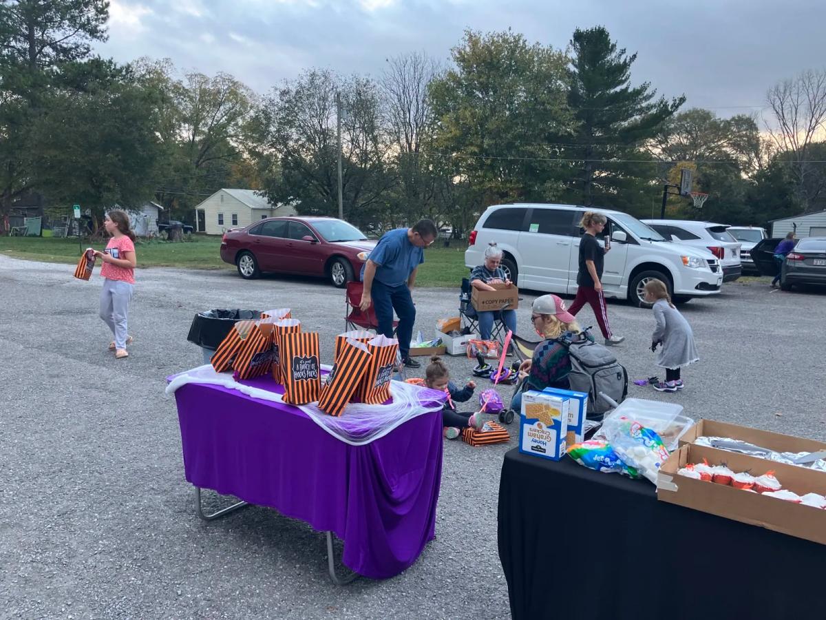 Unified in Recovery community members at a community event