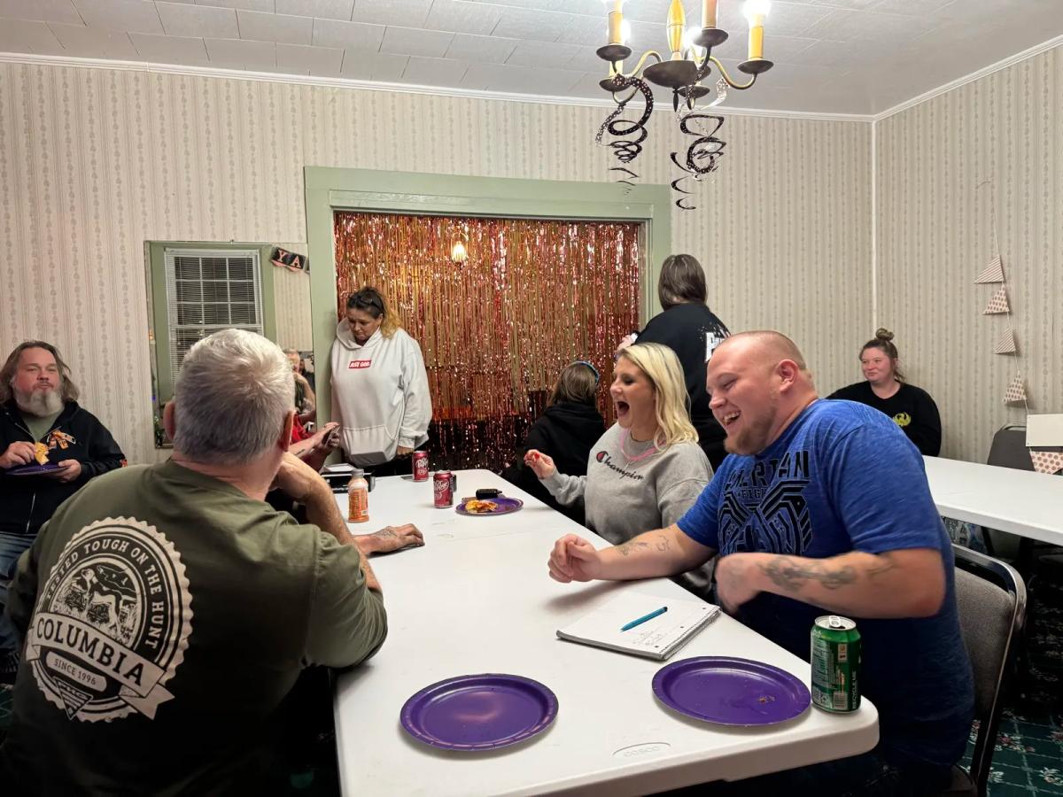 Unified in Recovery community members at a community event