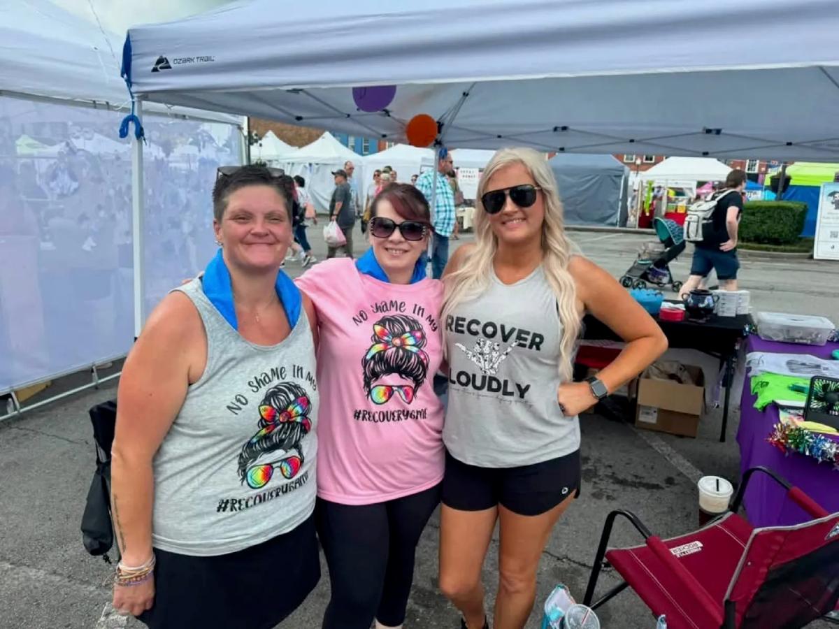 Unified in Recovery community members at a community event