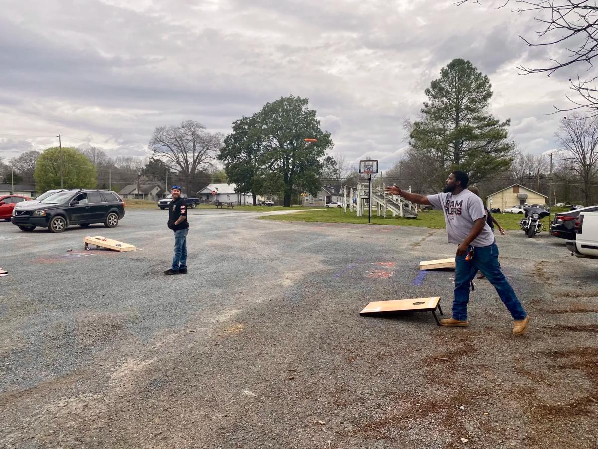 Unified in Recovery community members at a community event