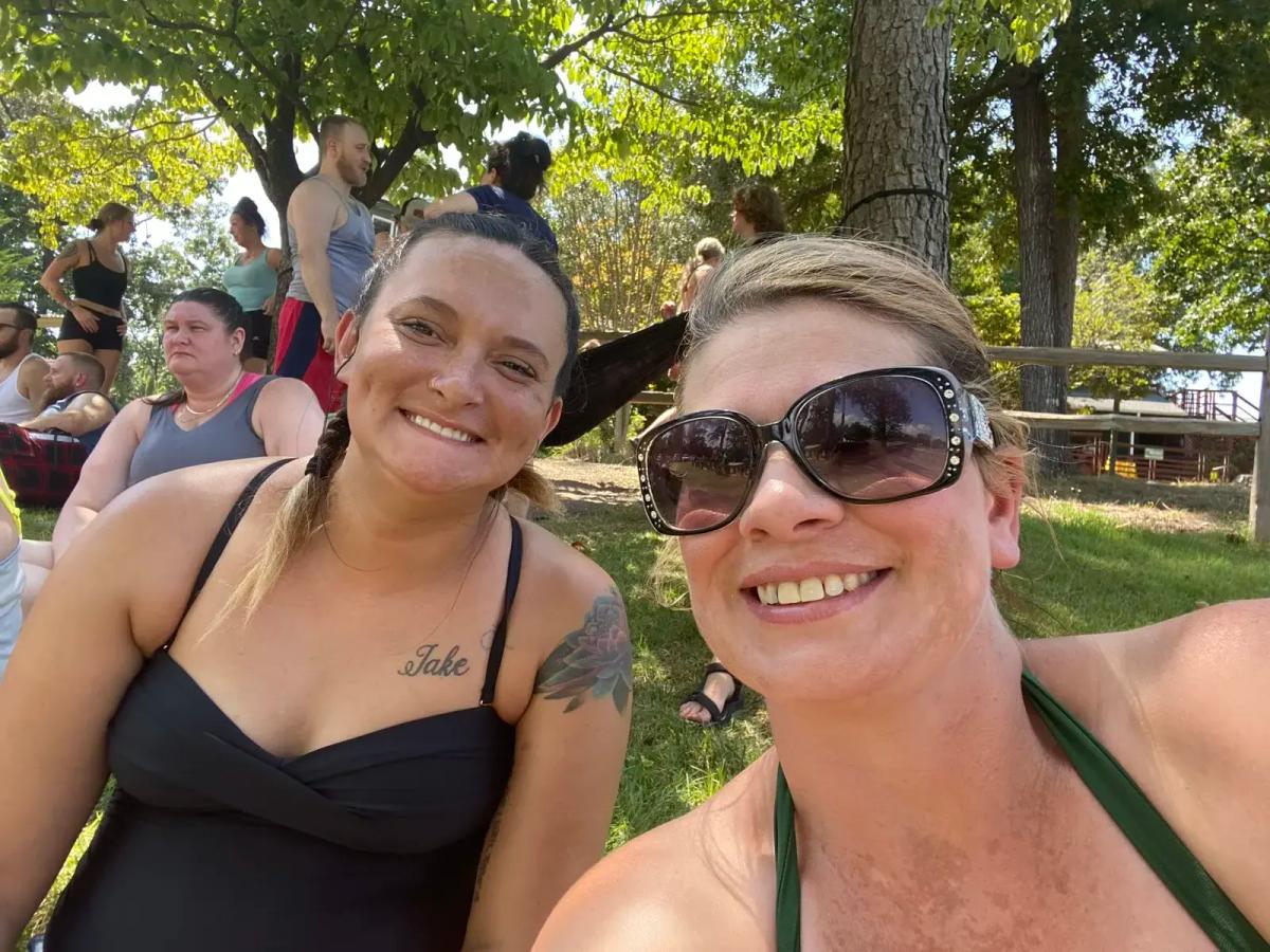 Unified in Recovery community members at a community event