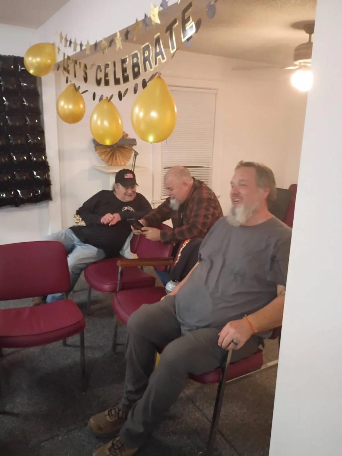 Unified in Recovery community members at a community event