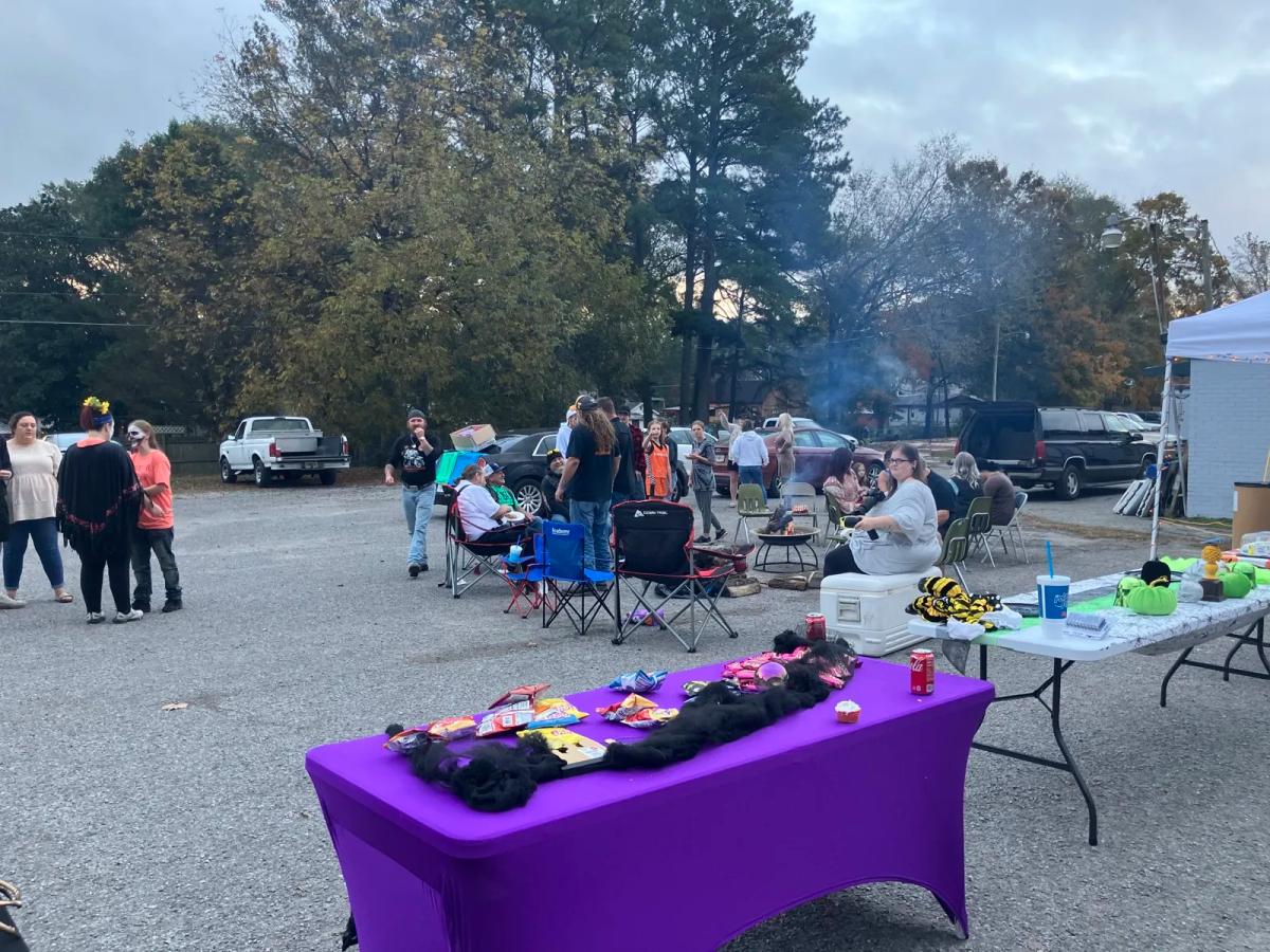 Unified in Recovery community members at a community event