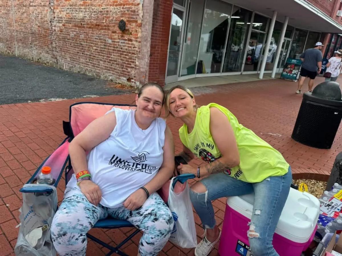Unified in Recovery community members at a community event