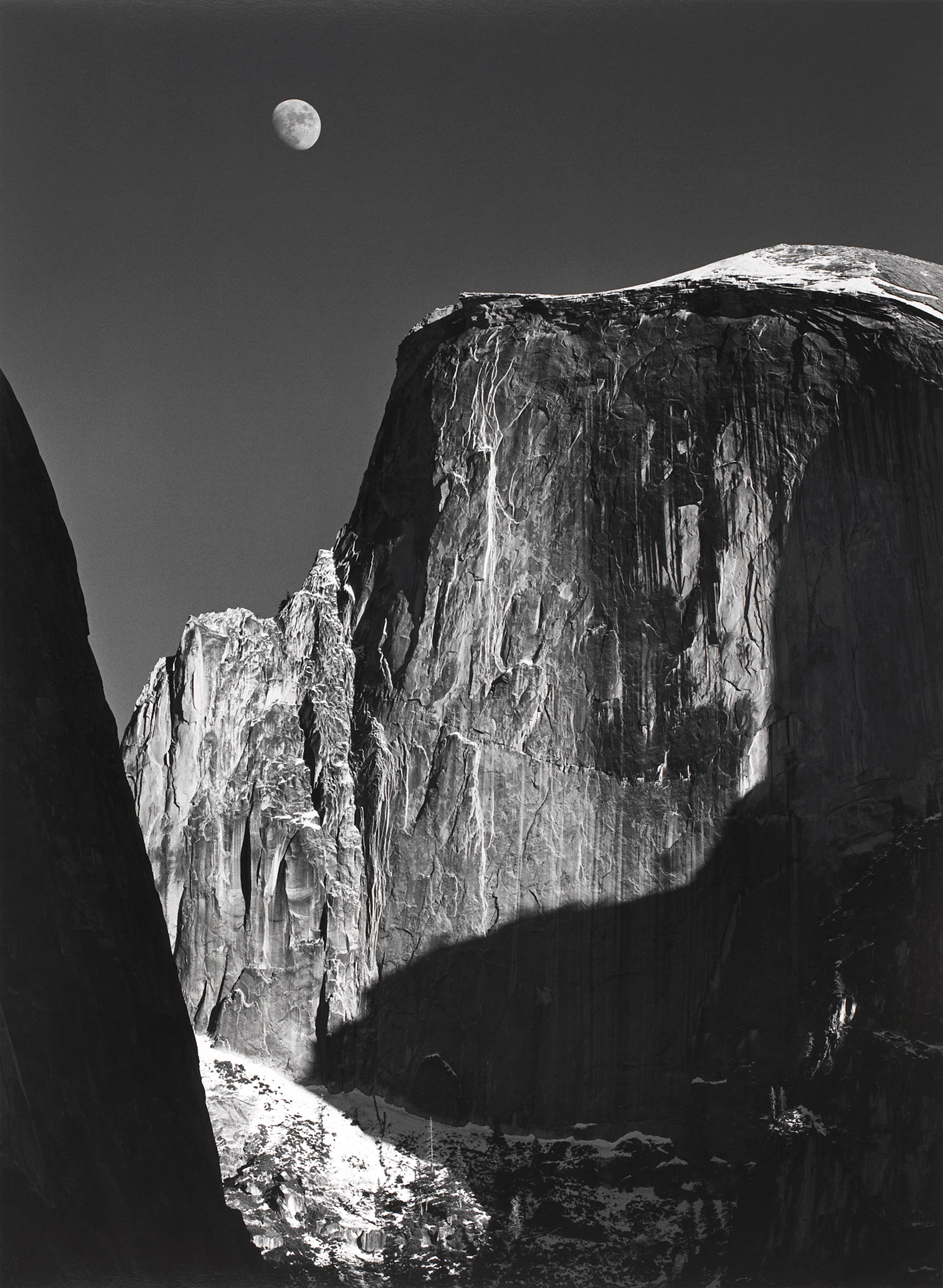 Moon and Half Dome