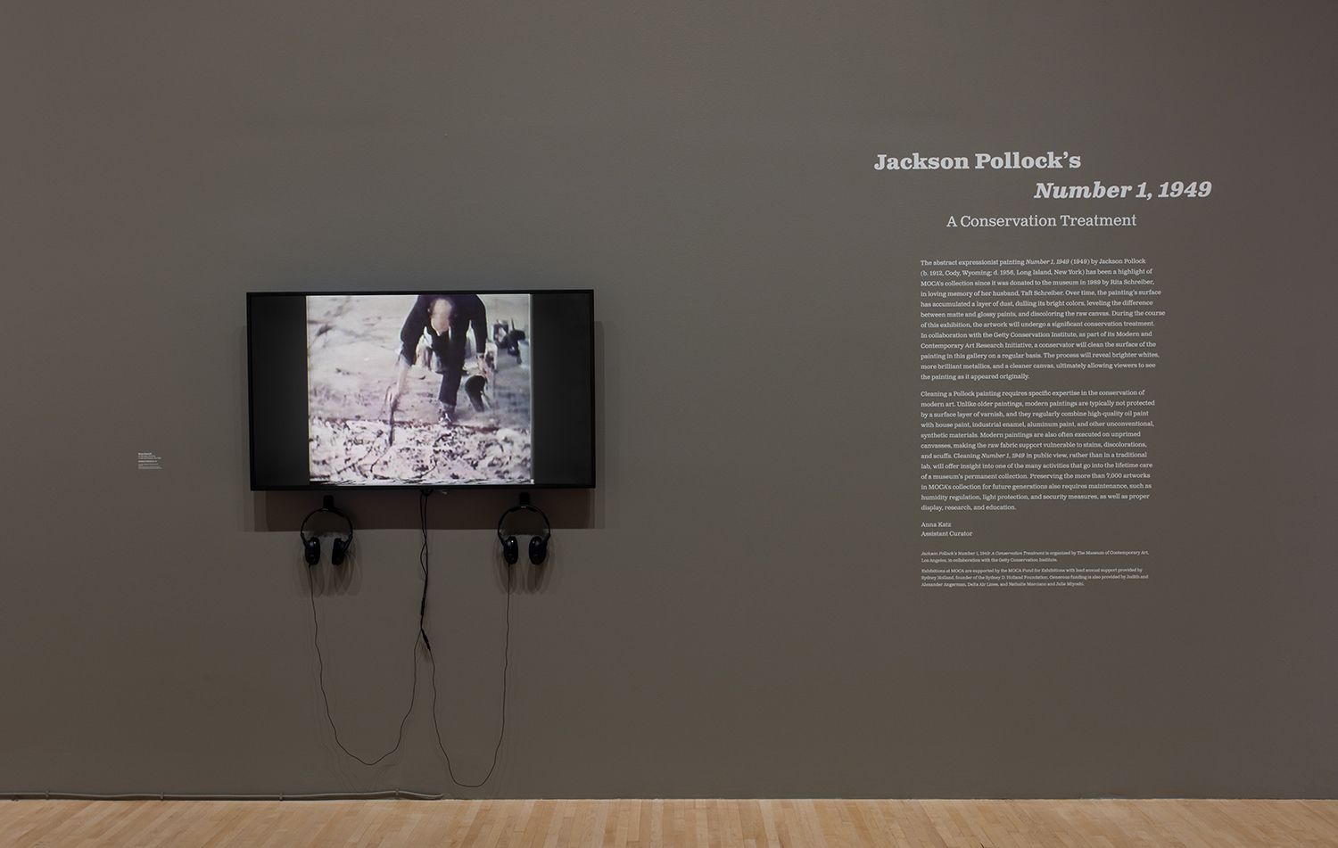 Jackson Pollock's Number 1, 1949: A Conservation Treatment | MOCA LA